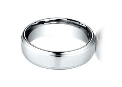 White gold wedding band