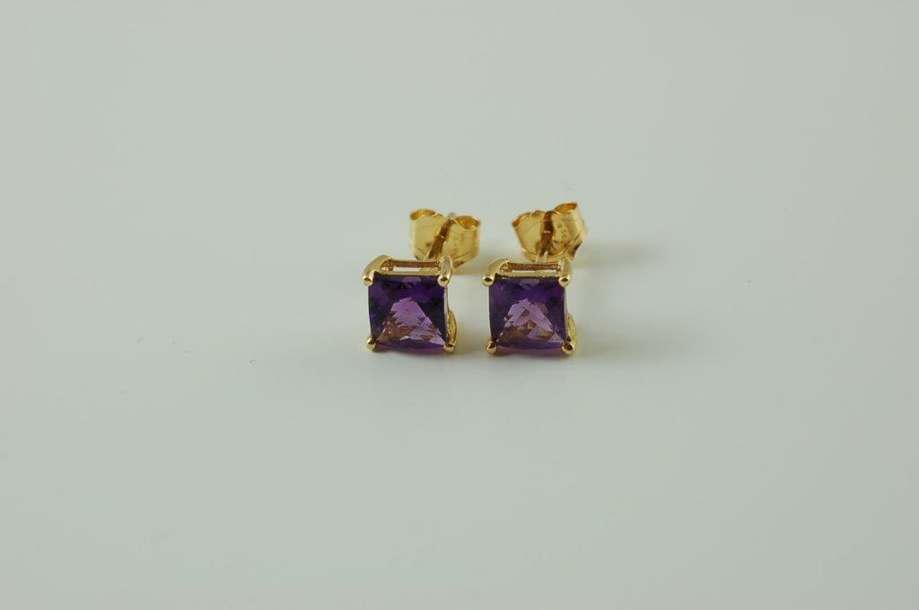 amethyst earrings