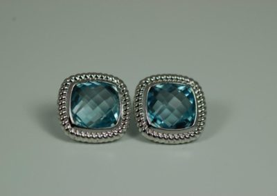 blue topaz earrings