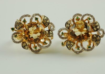 citrine earrings