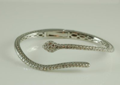 diamond snake bracelet