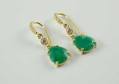 emerald earrings