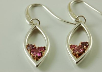 garnet earrings 1