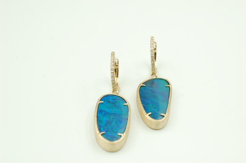 opal earrings