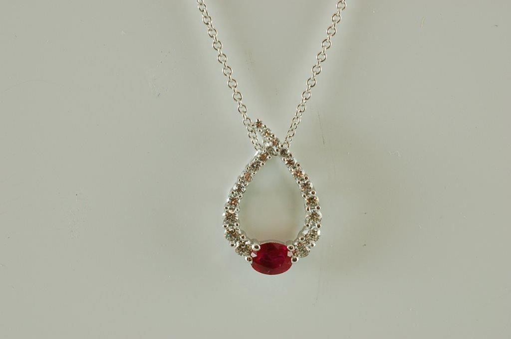 ruby necklaces and pendants