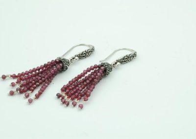 garnet earrings