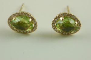 peridot earrings contact us page
