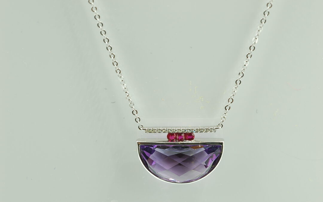 From Nature to Necklace with Gemstones Reflecting Midwest Autumn